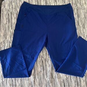 AUW Royal Blue Unisex Scrub Bottoms